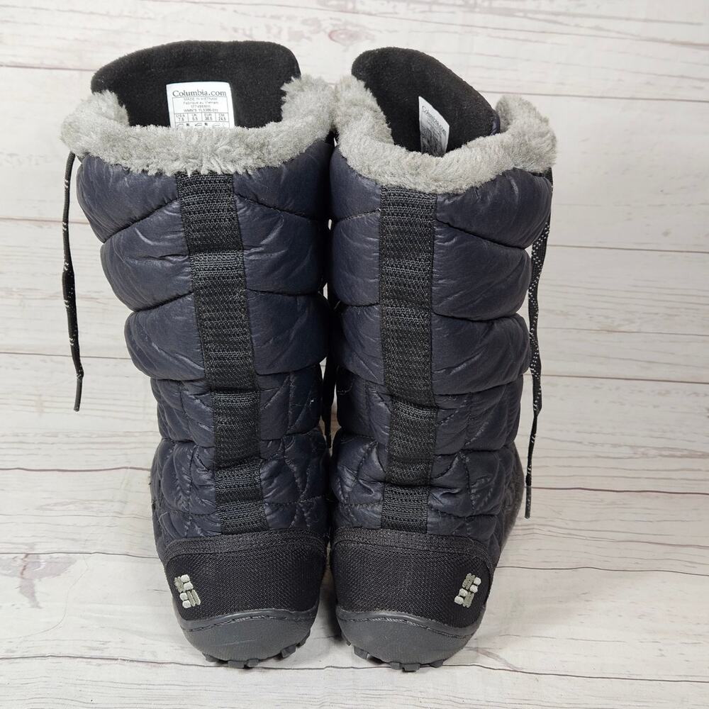 Columbia Minx Mid III Winter Boots Women's Black US 7.5 Waterproof Insulated - Picture 4 of 8